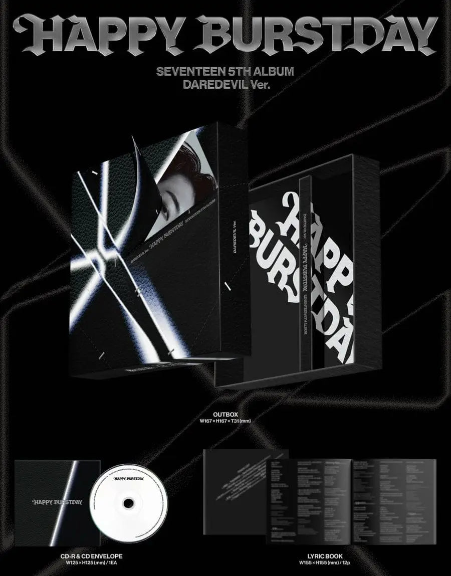 SEVENTEEN 5TH ALBUM 'HAPPY BURSTDAY' (DAREDEVIL VER.) Seoul Spot