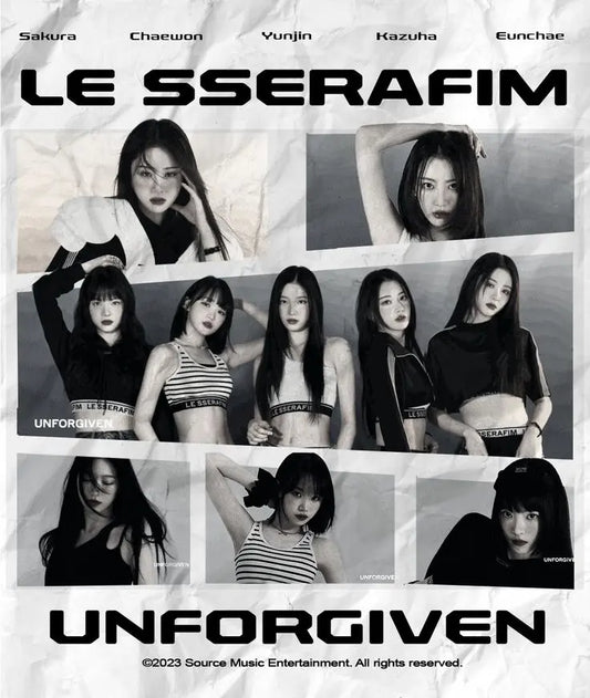 LE SSERAFIM Poster Seoul Spot