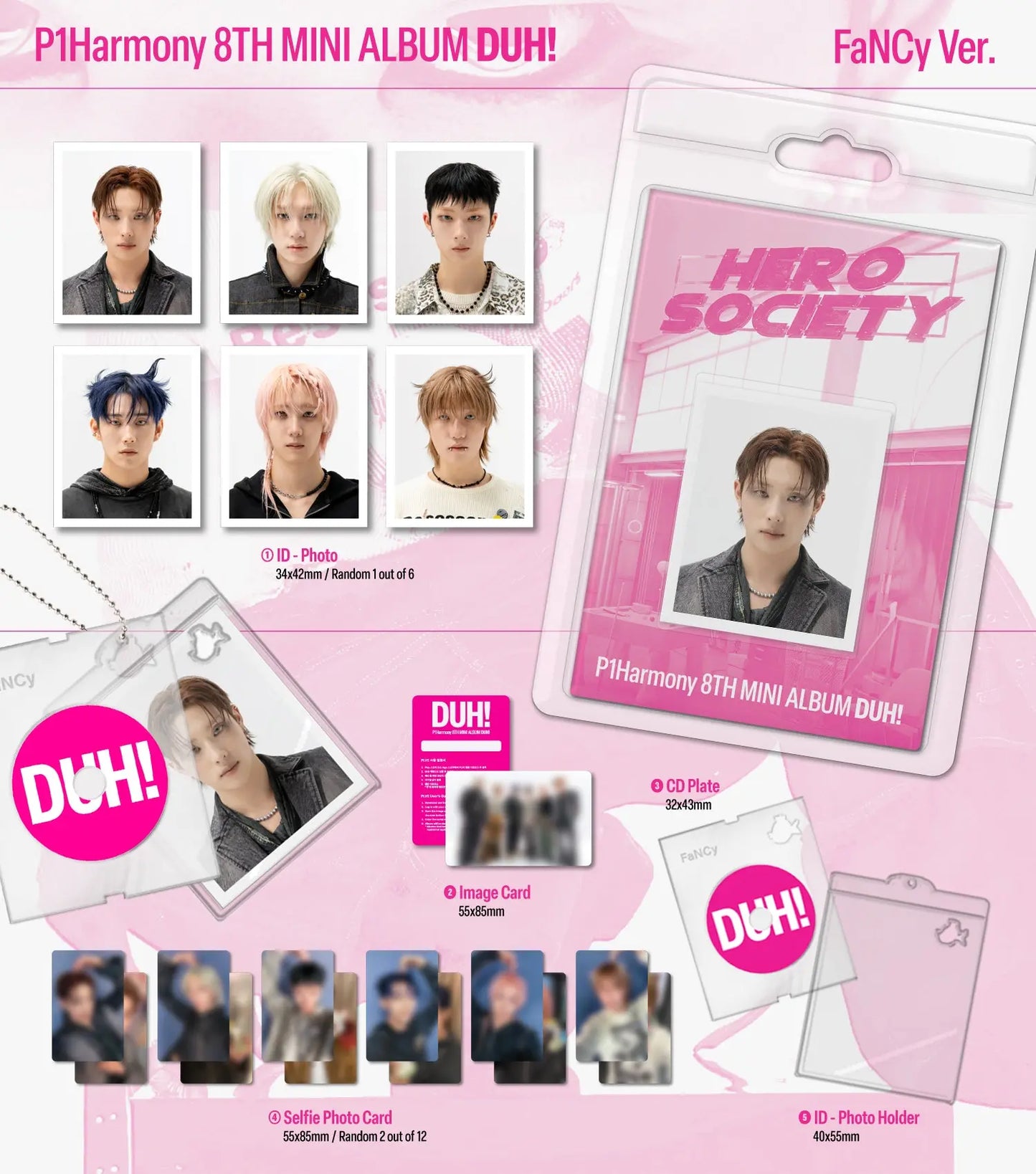 P1HARMONY 8TH MINI ALBUM [DUH] FANCY VER. (PLVE) Seoul Spot