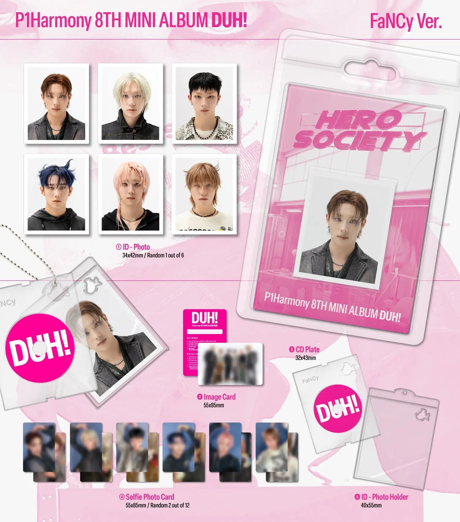 P1HARMONY 8TH MINI ALBUM [DUH] FANCY VER. (PLVE) Seoul Spot