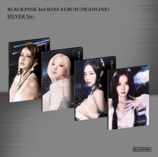 BLACKPINK - 3rd Mini Album [DEADLINE] (SILVER Ver.) - (1 RANDOM) Seoul Spot