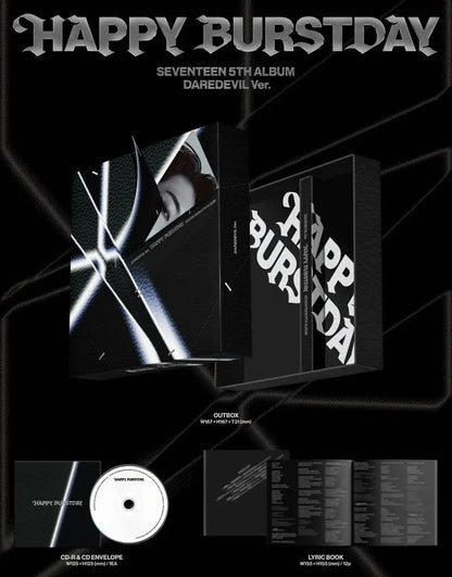 SEVENTEEN 5TH ALBUM 'HAPPY BURSTDAY' (DAREDEVIL VER.) Seoul Spot