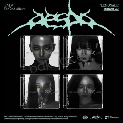 aespa LEMONADE 2nd Album MUTANT Ver. - member versions