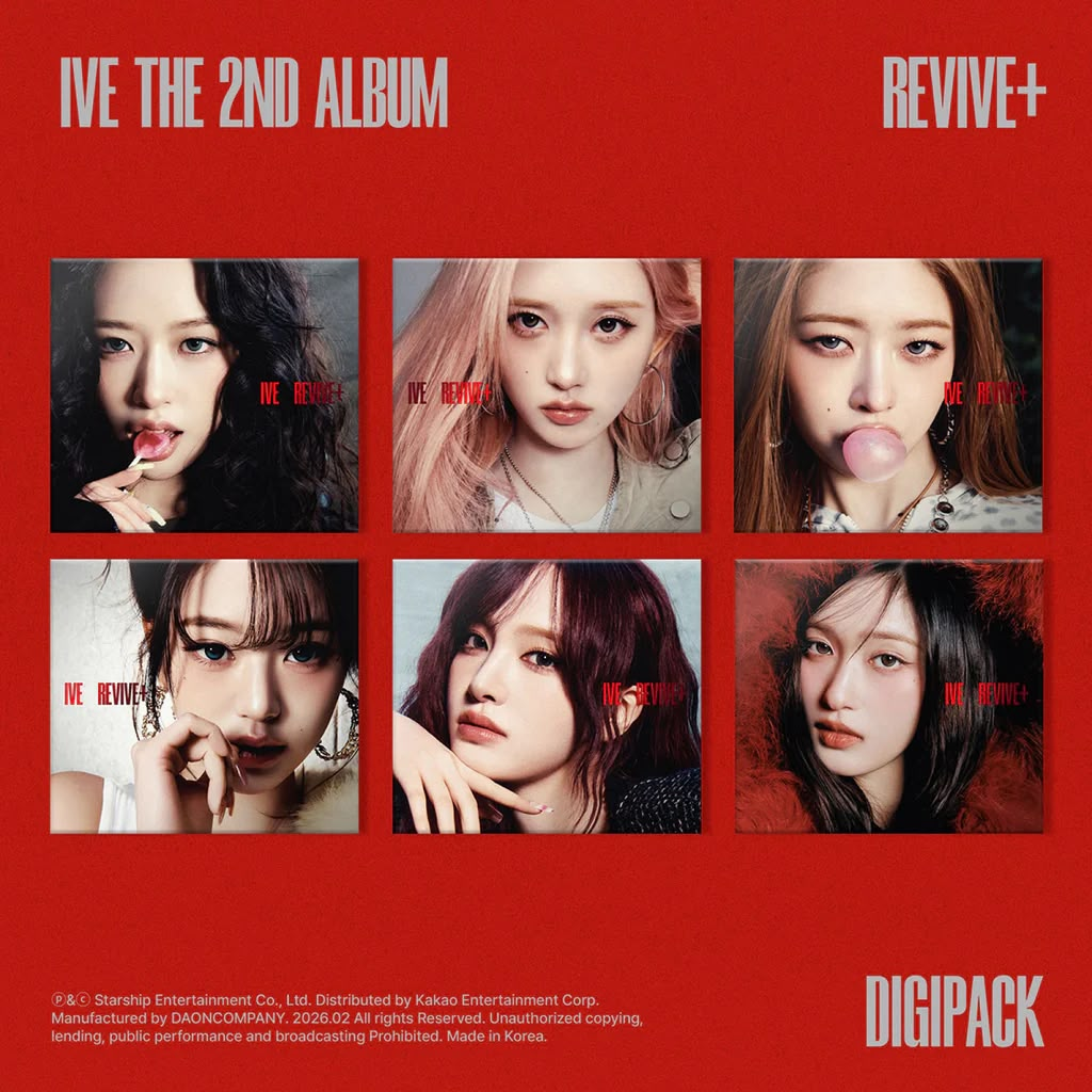 IVE REVIVE+ 2nd Album Digipack Ver. - 6 member covers